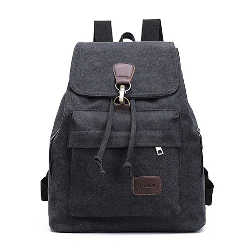 Chuwanglin, новинка, женский холщовый рюкзак, винтажные школьные рюкзаки, Модный женский рюкзак для ноутбука, дорожные сумки C1031 - Цвет: Черный