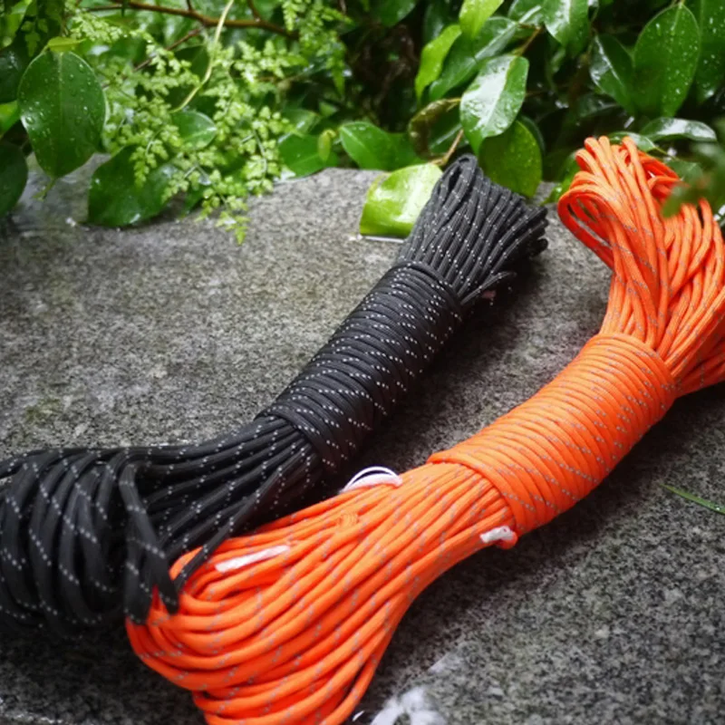 30pcs/lot Military Umbrella Rope 7 Core Paracord 550 Emergency Survival 100FT 31m Safety Parachute Cord Climbing Camping Hiking