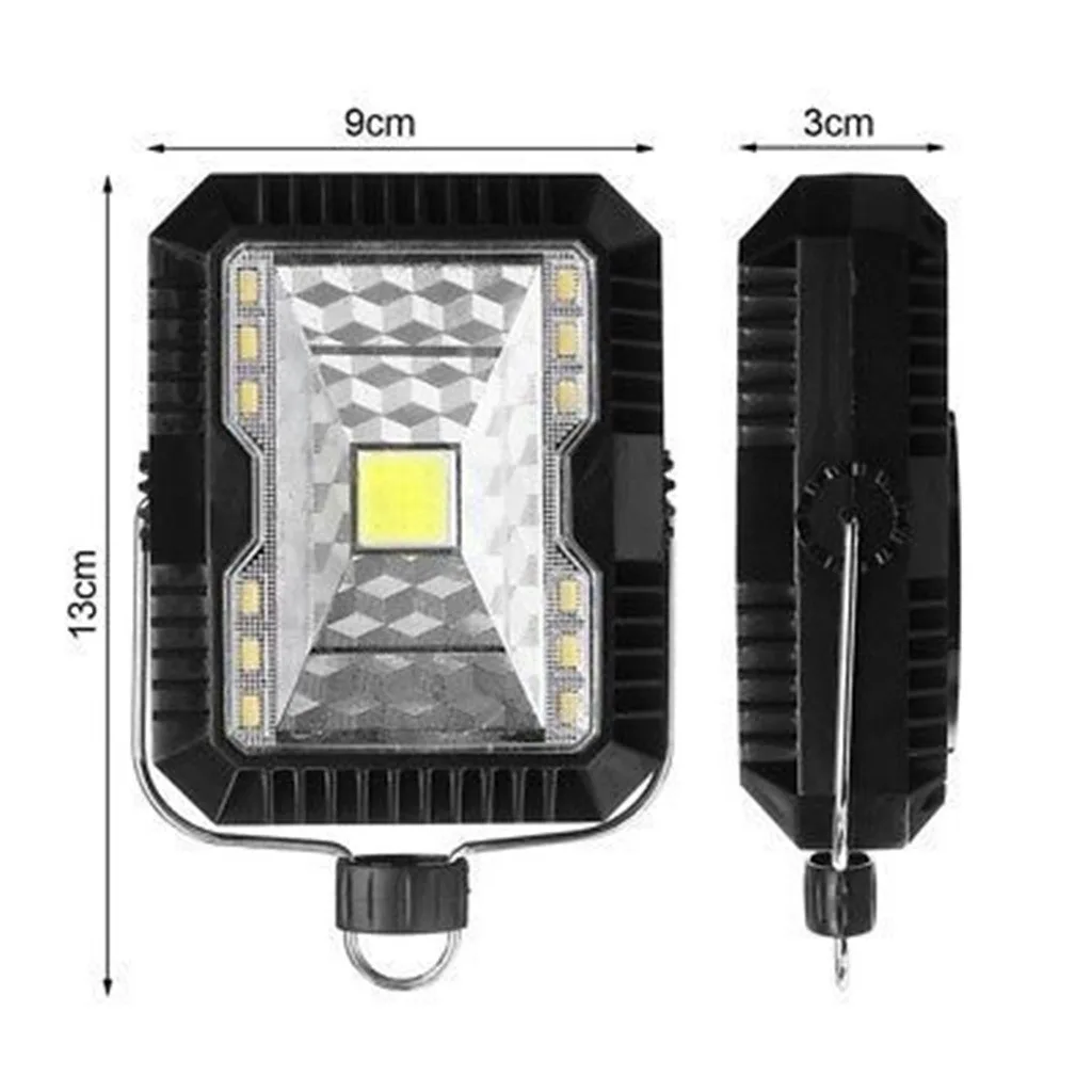 2019 светодиодов на солнечной батарее с USB зарядкой COB SMD двойной светильник