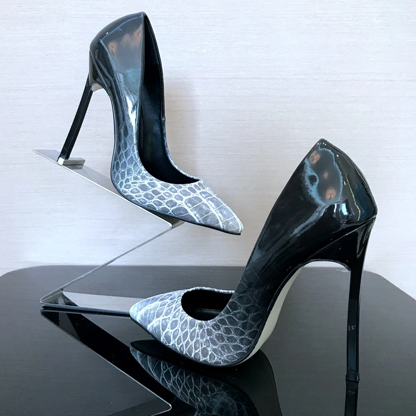 Фирменный дизайн; женские модельные туфли на высоком тонком каблуке; женские туфли на высоком каблуке; женские туфли-лодочки; пикантные Летние босоножки из лакированной кожи; Офисная Женская обувь