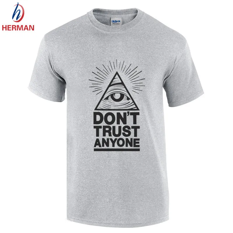 Soft Cotton Illuminati Eye Faust Fitted T-shirt