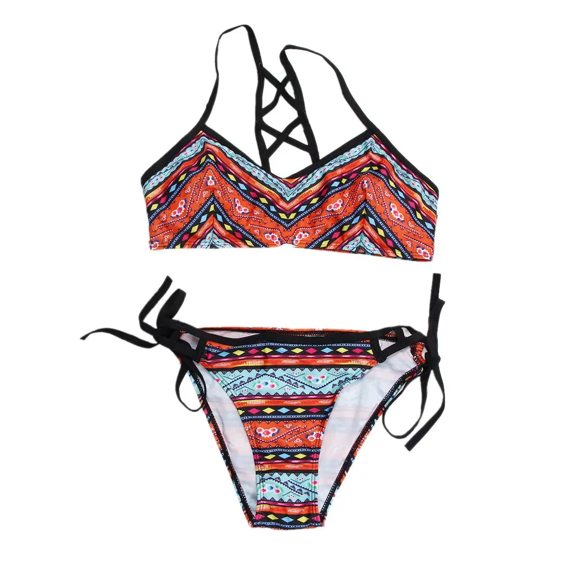 Womens Swimsuit Halter Bikini Set Push Up Bathing Suit Swimwear