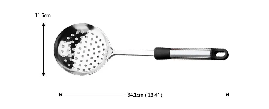 Ложка с отверстиями из нержавеющей стали клецки жареная пищевая сервировочная ложка сетчатый фильтр для воды жир Фильтр Дуршлаг кухонная утварь