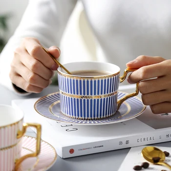 

Vintage Creative Coffee Cup And Coffee Cup Ceramics Cups Creative Set Ceramic Chinese Kubek With Spoon Home 5B018