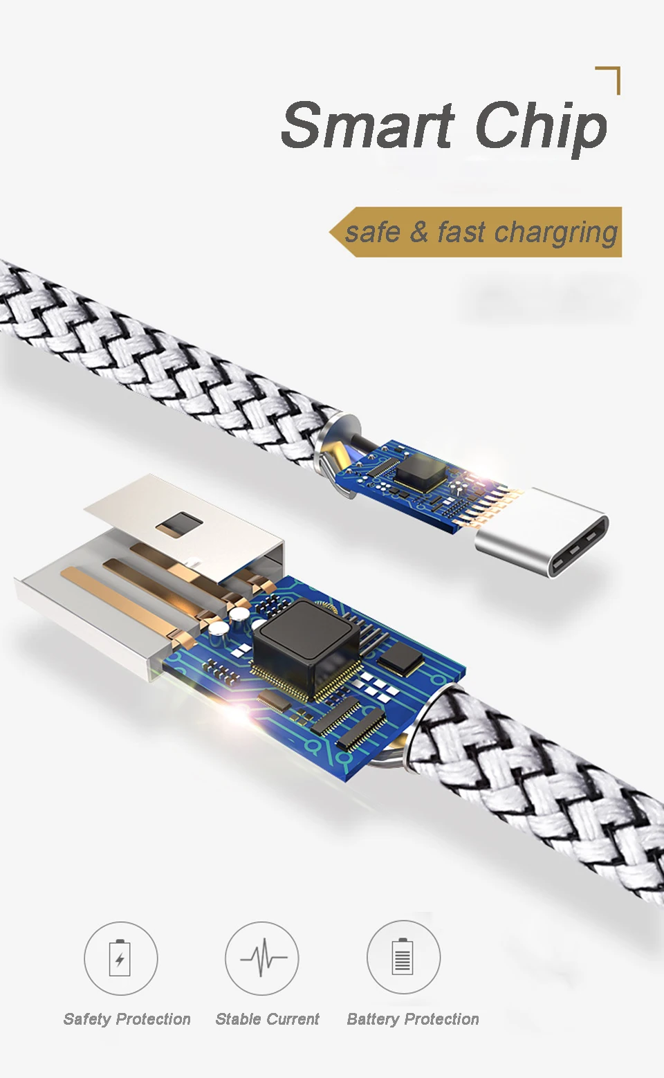 Usb type-C кабель светодиодный Usb светильник Usbc кабель для быстрой зарядки для samsung Galaxy S9 S10 M30 M20 One Plus Oneplus 6T 6 5 htc 2 метра