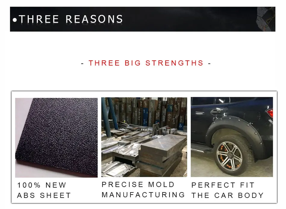 YCSUNZ текстурированные черные Брызговики для автомобилей, брызговики, автомобильные аксессуары для Ford Everest Endeavor