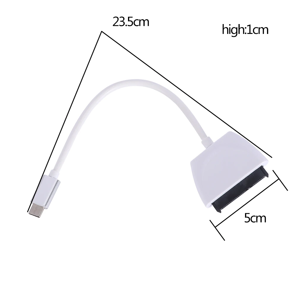 Тип C USB 3 1 Sata адаптер конвертер кабель 7 + 15PIN Serial ATA III переходники для 2 5 &quotжесткого