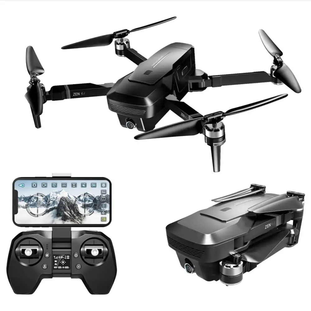 Новинка Дрон ZEN K1 GPS RC с двойной камерой 4K HD управление жестами 5G Wifi FPV бесщеточный