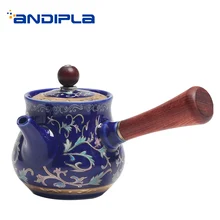 160 мл Цзиндэчжэнь ручная роспись золото креативный чайник керамика фарфор Чой чайник с комплект крышек китайский чайный набор кунг-фу Pu'er горшок