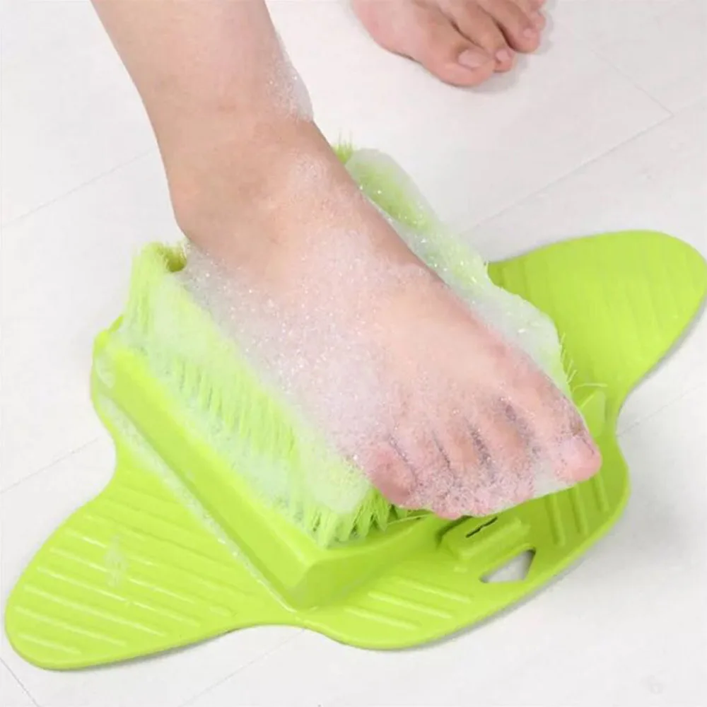 Цена Удаляет омертвевшие клетки кожи очистки скруббер Ванная комната массаж ног щетка расслабиться рельеф скраб Массажер для душа Spa Ноги Уход О...