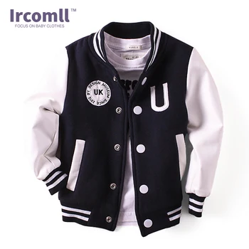 

2018 Spring Brand Boys Baseball Sweatershirt Children Jacket For Girls Boys Baseball Coat Boys Clothing Kids Outfits For 2-14T