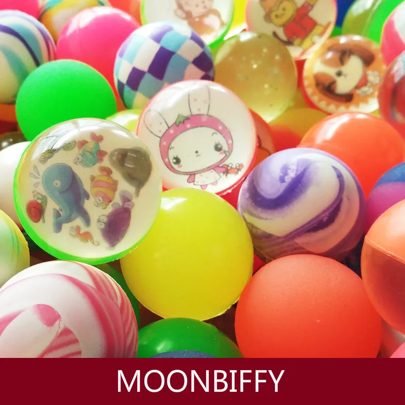 45 мм резиновый мяч для прыжков смешанный упругий уличный 3 шт./лот|rubber bouncing