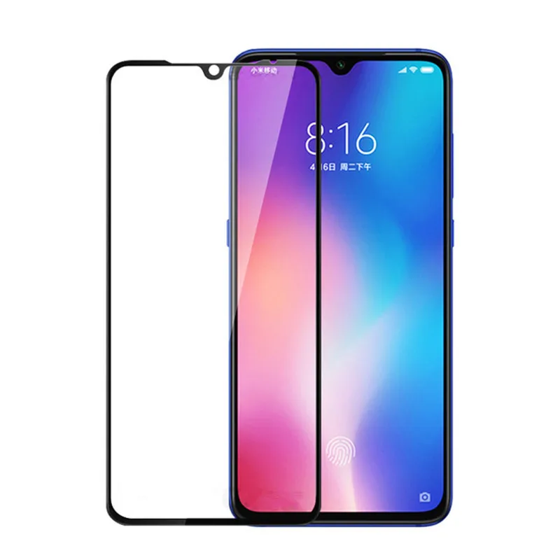 2 в 1 закаленное стекло для Xiaomi mi 9 mi 9SE CC9 задняя камера Объектив Стекло защита экрана пленка для xiomi Xiaomi mi CC9 CC9E - Цвет: Only Front Glass