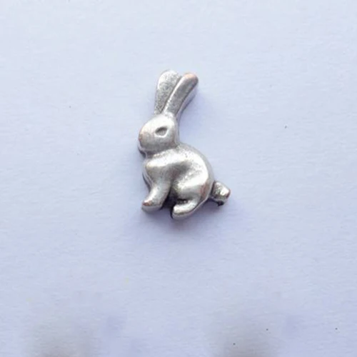 

20pcs/lot rabbit floating living memory Charms