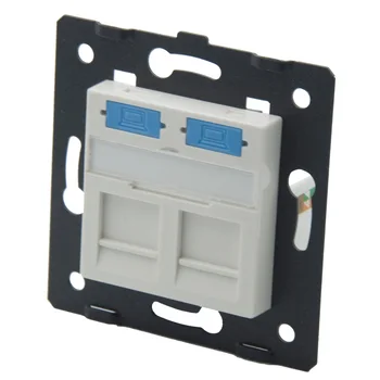 

EU Standard Dual CAT6 RJ45 Socket Wall Plate