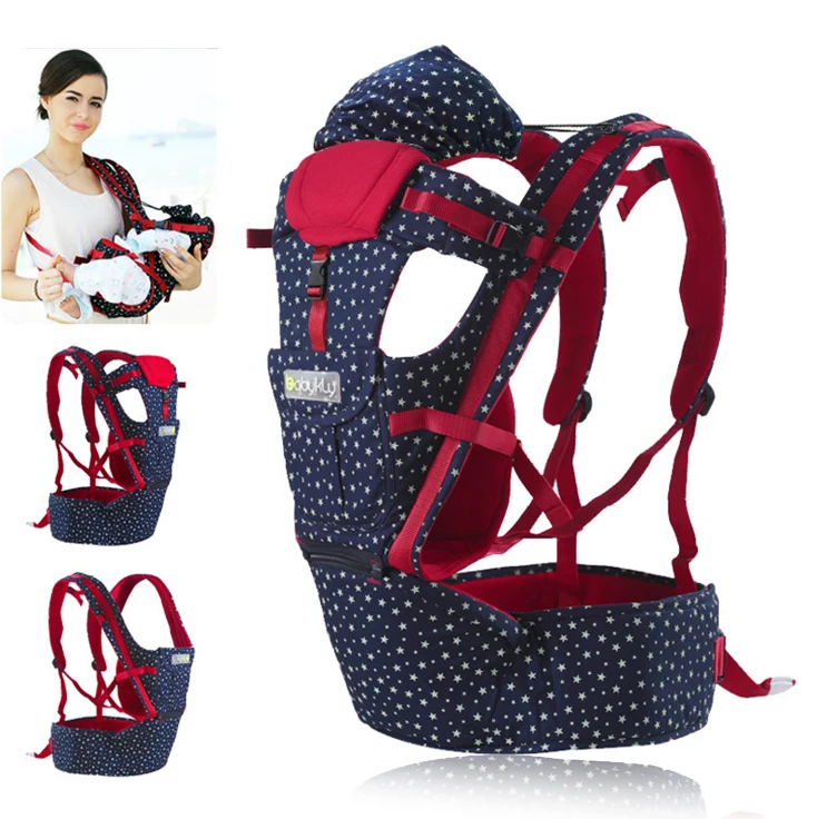 

Fashion Adjustable Baby Carrier Multi-function ergonomic baby carrier 360 Infant Toddler Backpack Pouch Wrap Sling with hipseat