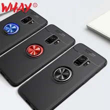 

Silicone Case For Samsung Galaxy S9 S8 Plus Note 9 Magnetic Holder Case For Samsung J3 J5 J7 2017 J4 J6 J8 A6 Plus 2018 Cover