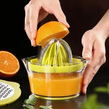 

4 In 1 Manual Juicer Multifunctional Lemon Squeezer Orange Citrus Juicer With -in Measuring Cup Vegetable Fruit Hand Juicer