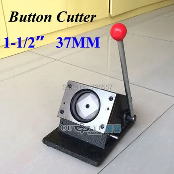 

NEW Heavy Duty Manual 1-1/2" 37mm Multi Sheets Stand Paper Graphic Punch Die Cutter for Pro Button Maker