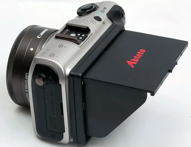 Ableto-DSLR ЖК-экран всплывающий протектор тенты капюшон солнцезащитный чехол для цифровой камеры 60D