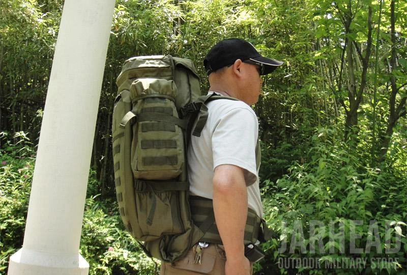Mochilas de Viagem dos Homens Militar Combinado Mochila Grande Capacidade Multifuncional Rifle Trekking Tático Assalto 911 60l 30 multifuncional rifle mochilas de viagem dos homens