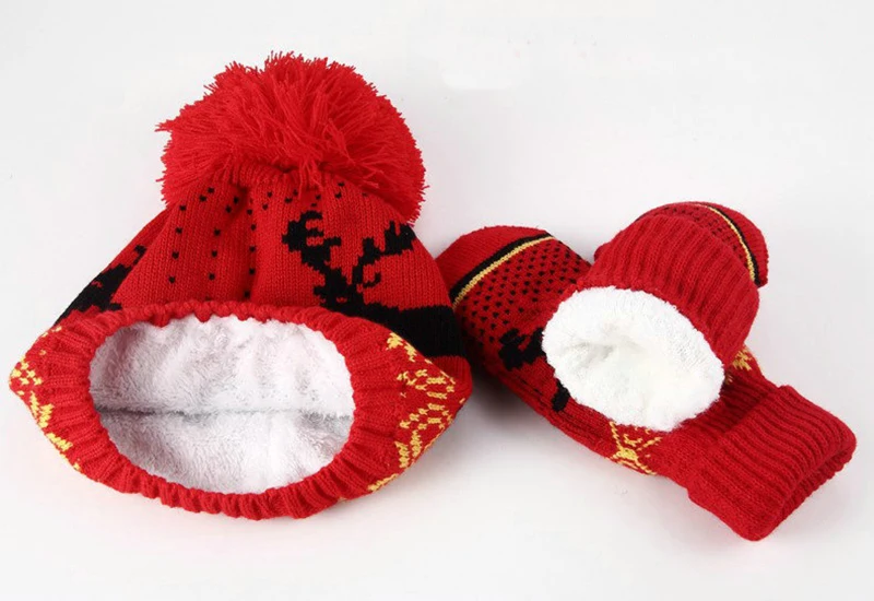 Chapeau écharpe gants ensembles chaud pour femmes
