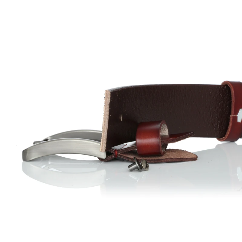 CCZ Cintura Cintura da Uomo in Vera Pelle di Mucca Cinture da Uomo classice Vintage Fibbia ad ardiglione da Uomo di Alta qualità @ A_90 CM 