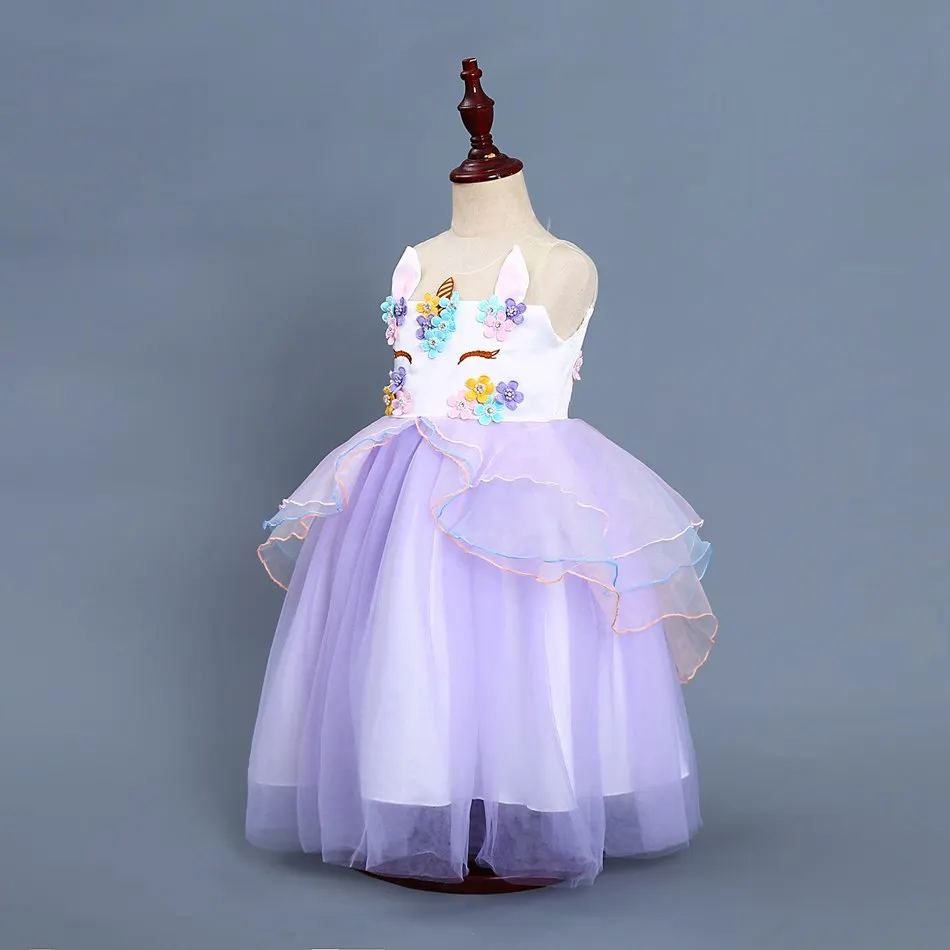 Purple unicorn Dress (2)