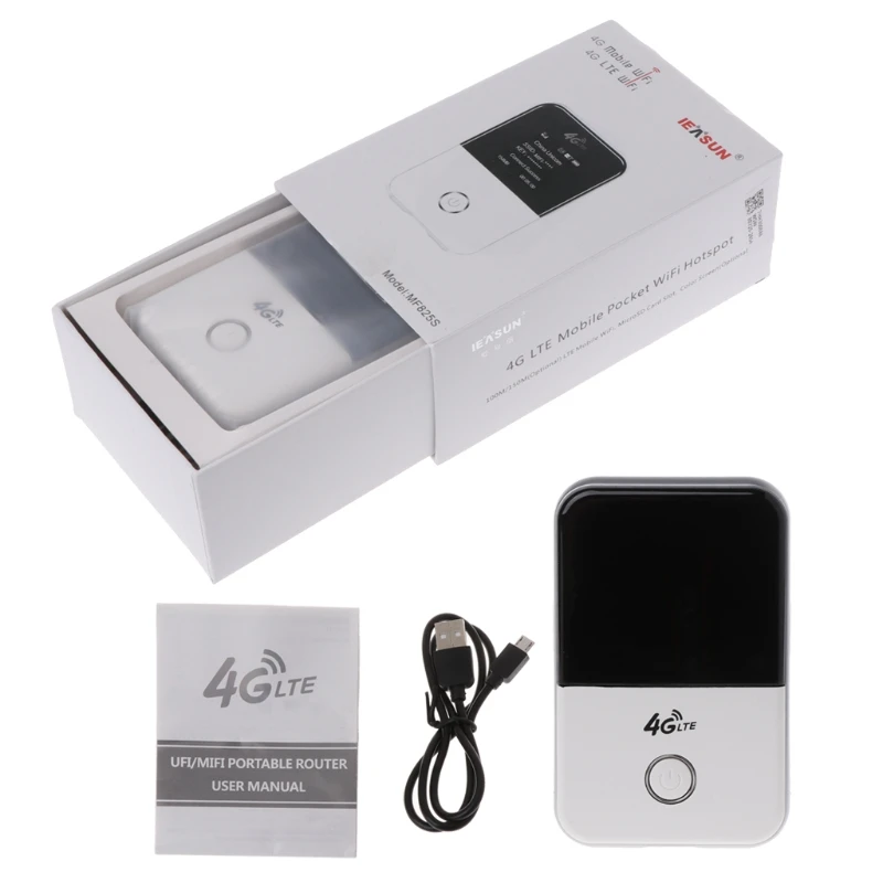 4G Wifi роутер 3g 4G Lte портативный беспроводной точка доступа Sim слот с дисплеем MF825s