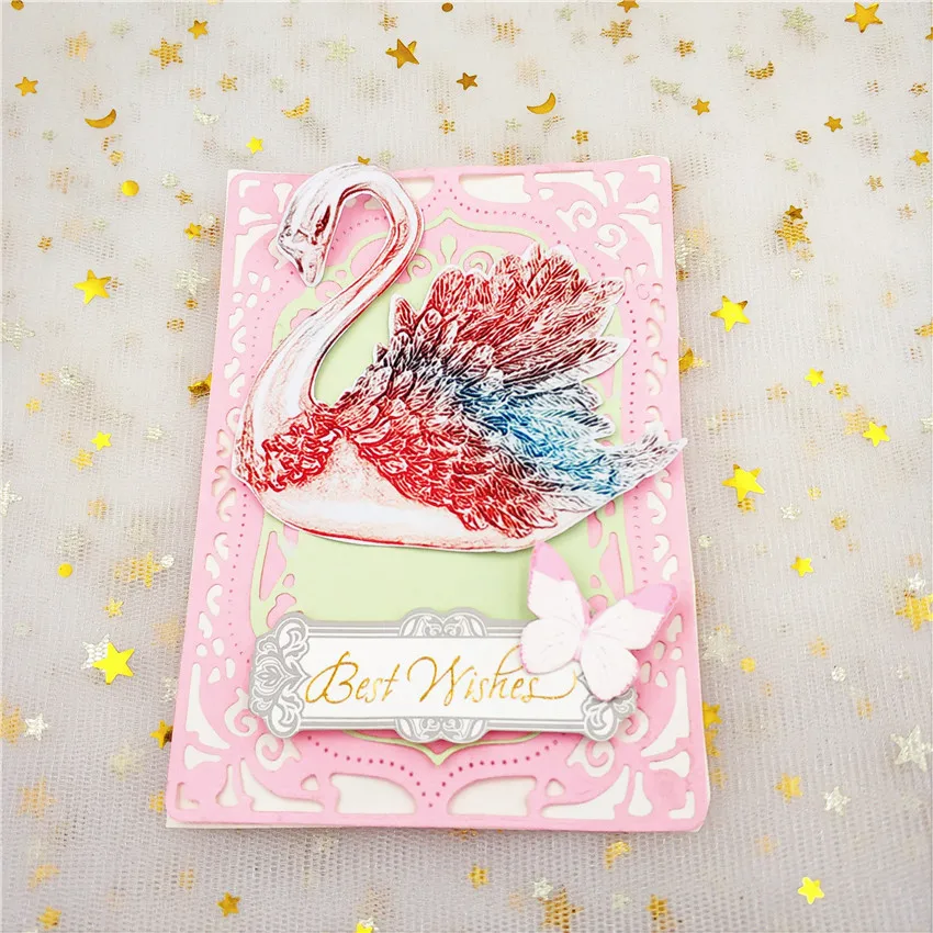 

AZSG Lonely swan Cutting dies/scrapbooking dies metal Dies scrapbooking Dies