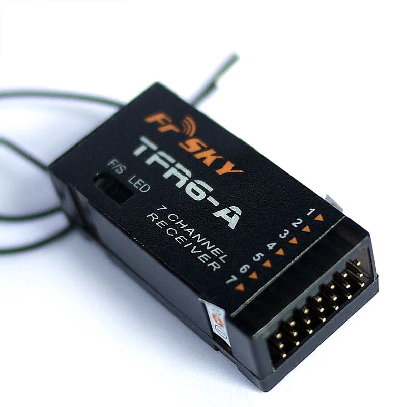 FrSky TFR6/TFR6-A 7ch 2.4G receiver compatible with Futaba FASST FrSky TFR6 T8FG 10CG 14SG TF module 5