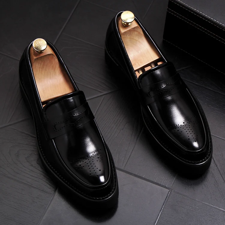 oxford black dress shoes for men