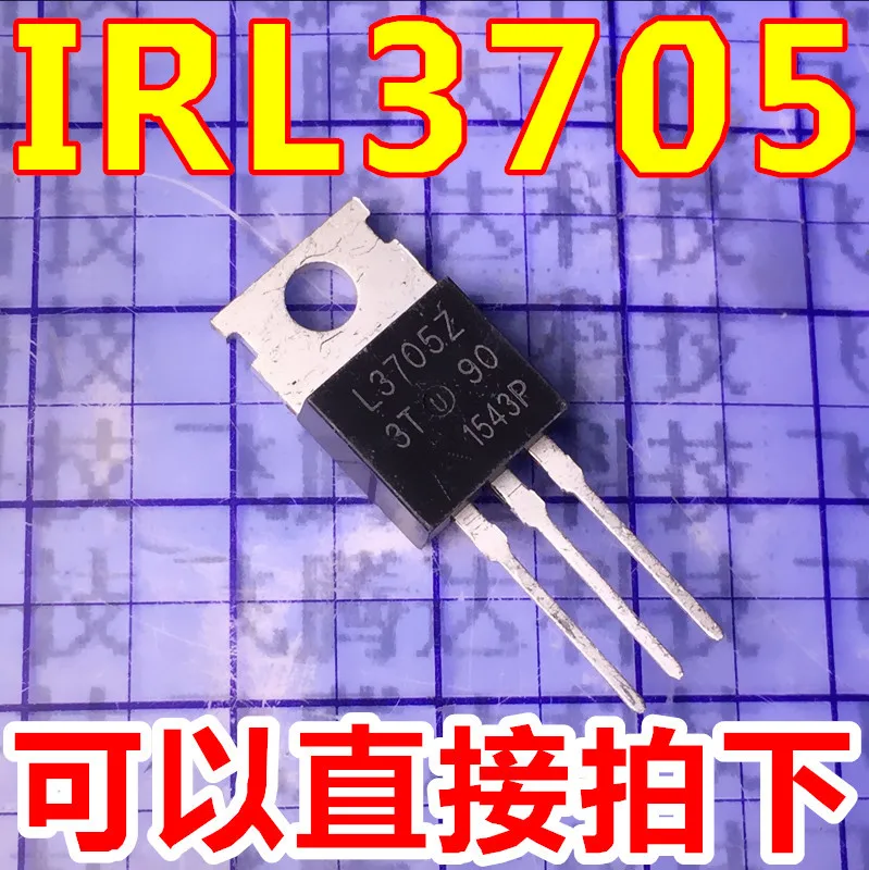 

10pcs/lot IRL3705NPBF TO-220 IRL3705N TO220 IRL3705 new MOS FET transistor In Stock