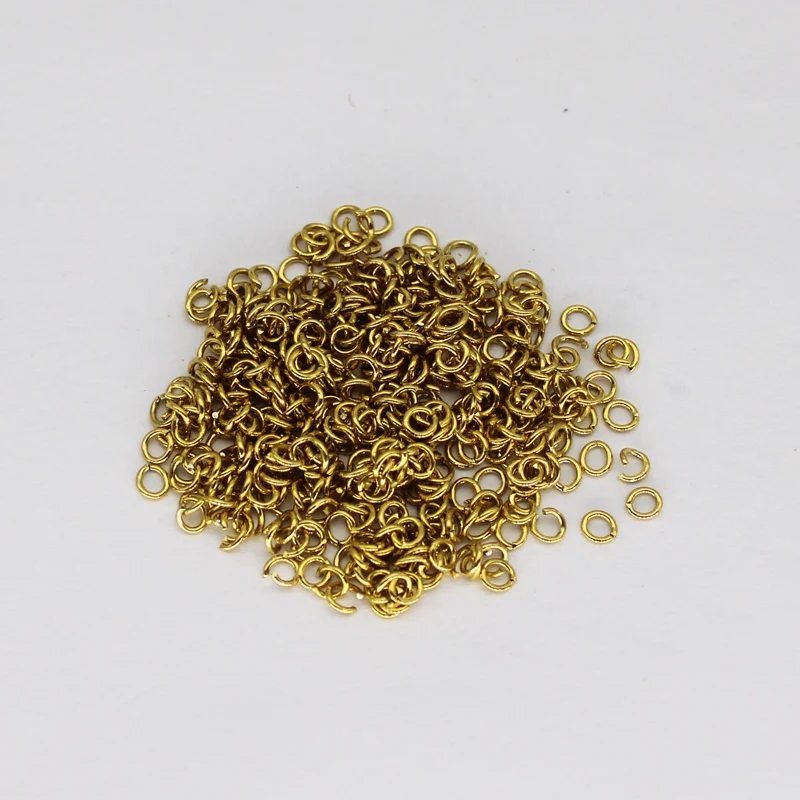 Не тускнежные золотые соединительные кольца из нержавеющей стали материал для изготовления украшений компоненты ВЫБИРАЮТ ваш размер 3 4 5 6 7 8 9 10 мм