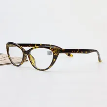 Винтаж элегантные леопардовые солнцезащитные очки "кошачий глаз" Для женщин очки для чтения мужские HD пресбиопические очки Пластик рамка 1,0-4,0 R155