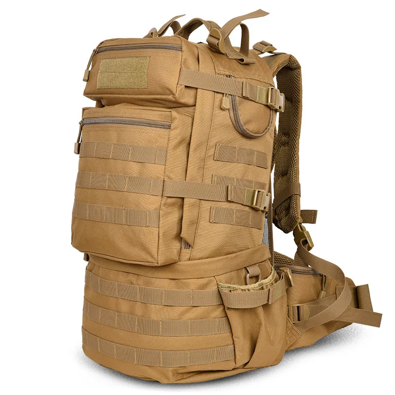 Военный армейский рюкзак 50л нейлоновый водонепроницаемый походный камуфляжный рюкзак Большая вместительная мужская сумка X103
