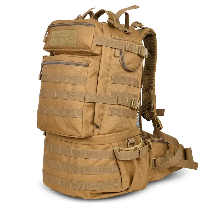 50L Large Capacity Men Backpack 900D Waterproof Thickened Nylon Backpacks Men's Travel Bag 5