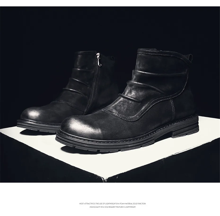 NINYOO/новые зимние ботинки мужские ботильоны из натуральной кожи 49, сохраняющие тепло-28, водонепроницаемые уличные зимние ботинки Martens размера плюс 50, 51, 52