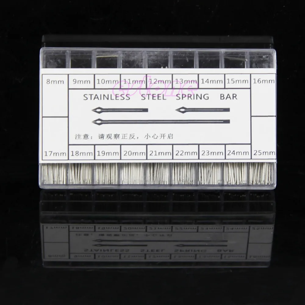 

8-25mm 360PCS Stainless Steel Watchmaker Watch Band Link Spring Bar Tool Set