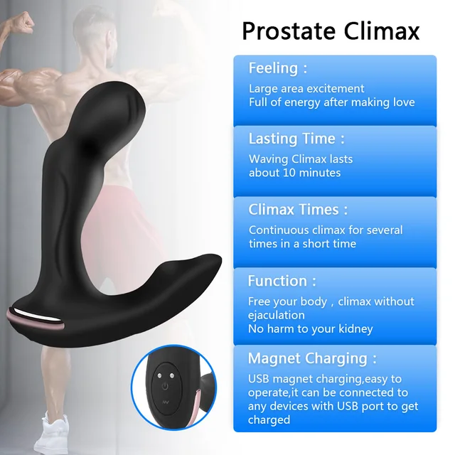 GUIMI remoto consolador Anal vibrador hombre para hombre vibrador masajeador de próstata Anal Enema enchufe trasero hombre masturbador Fisting juguetes sexuales para adultos 1781db GUIMI remoto consolador Anal vibrador hombre para hombre vibrador masajeador de próstata Anal Enema enchufe trasero hombre masturbador Fisting juguetes sexuales para adultos 1781db