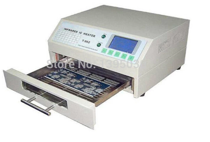 

1pc T-962 Reflow Equipment Infrared Reflow Oven Furnace IC Heater BGA Rework Station 220V