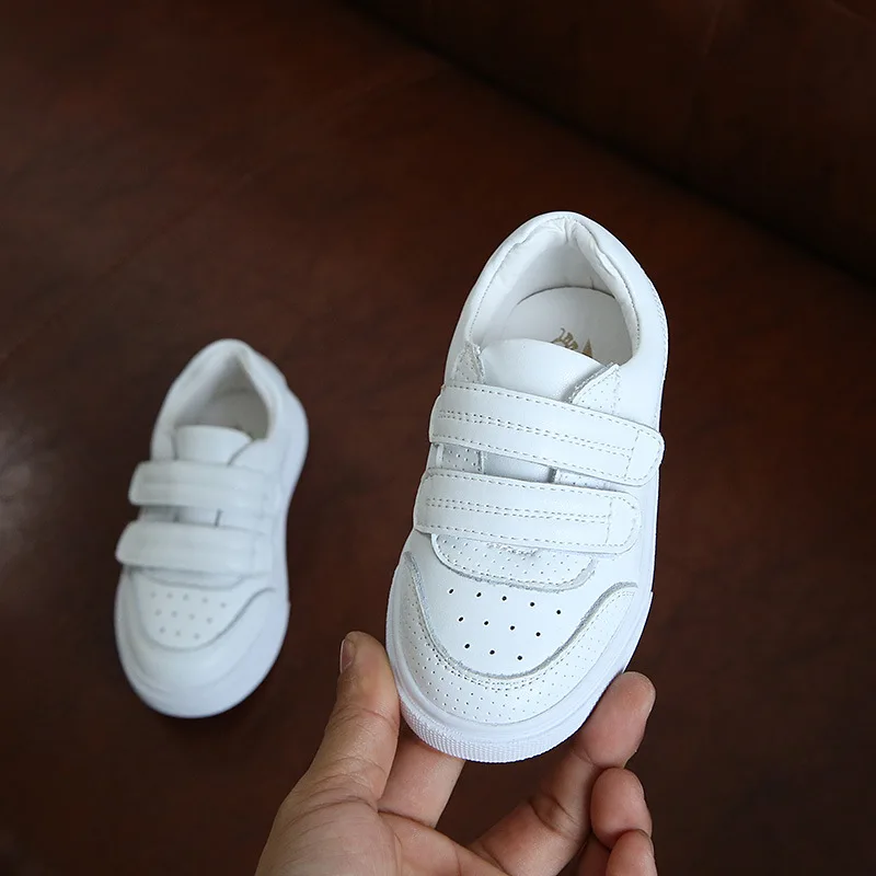 Кроссовки из натуральной кожи для мальчиков и девочек|kids white sneakers|white sneakers kidssneakers