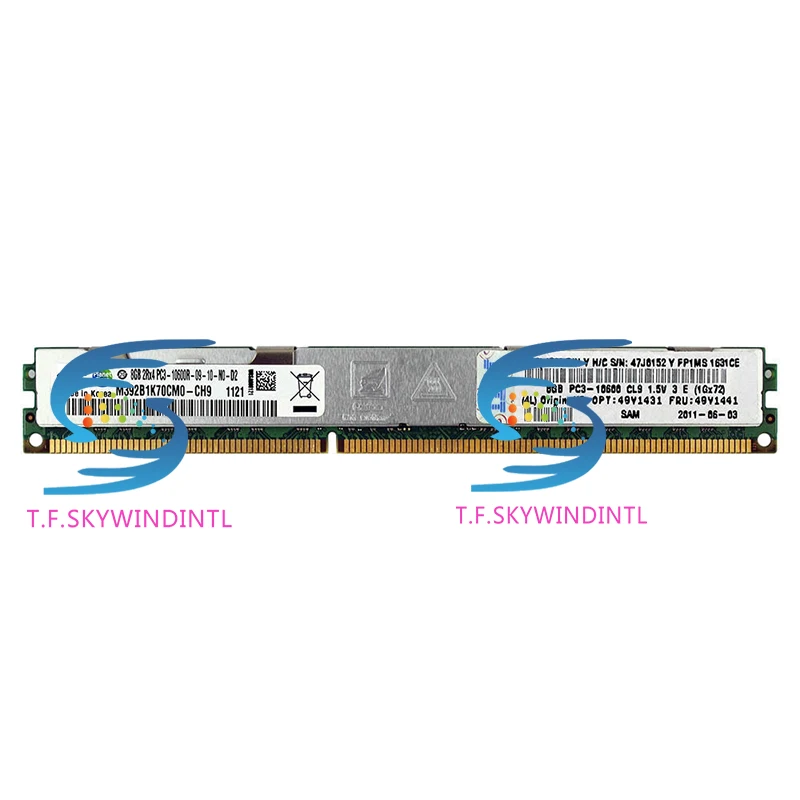 Свободный корабль 49Y1441 47J0152 8 ГБ 2Rx4 PC3-10600R DDR3 1333 МГц VLP ECC REG DIMM ПАМЯТИ | Компьютеры и