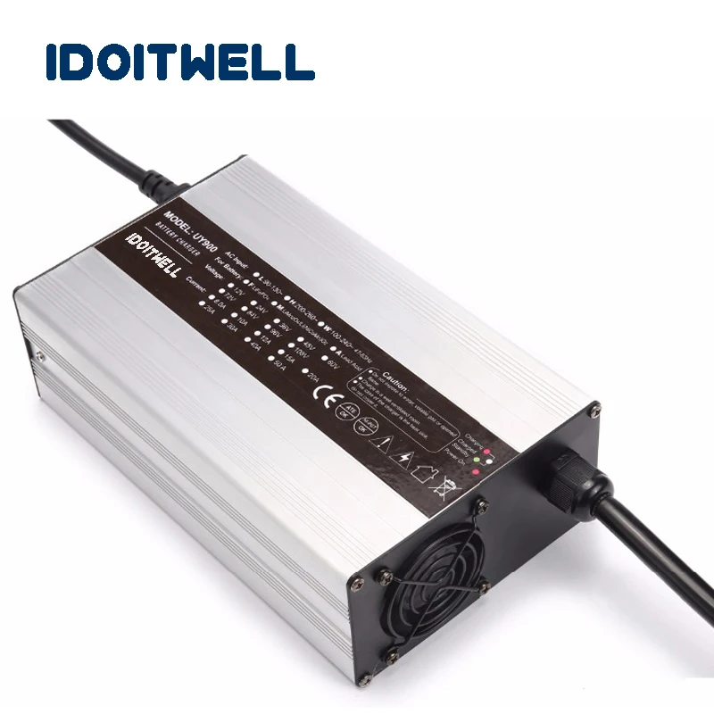 Customized 72V 10A intelligent battery charger custom 72 volt battery