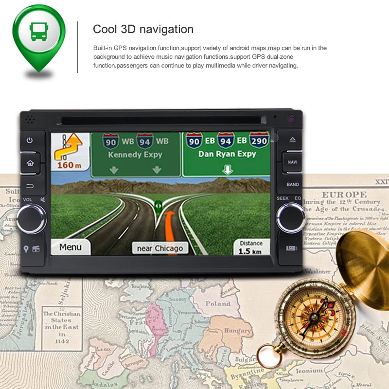 2 Din автомобильное радио Android 8 1 0 универсальная gps навигация Bluetooth Сенсорный экран