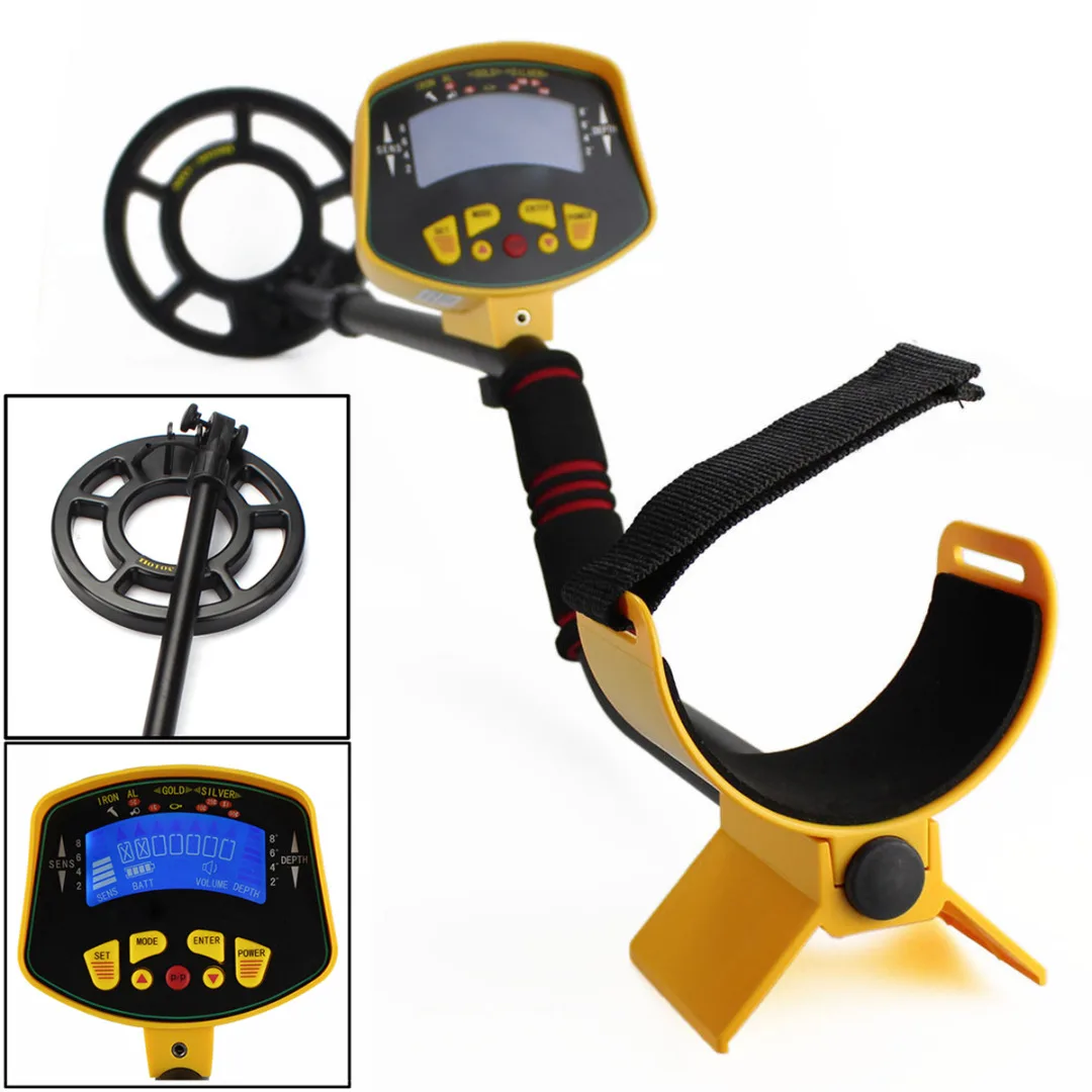 

1pc MD3010II Metal Detector LCD Deep Ground Sensitive Underground Coil Gold Jewelry Metal Detector Light Hunter Digger Mayitr