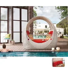 Открытый плетеная мебель для сада