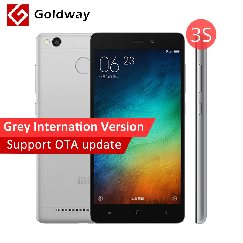 Repaired! Original Xiaomi Redmi 3S Pro Prime International Version Mobile Phone Snapdragon 430 Octa Core 5" 3GB RAM 32GB