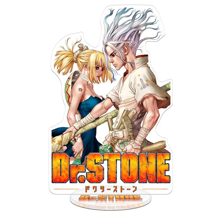 Аниме Dr. STONE Ishigami Senku хром Косплей акриловая подставка фигурка модель пластина украшение для брелока подарки - Цвет: 01