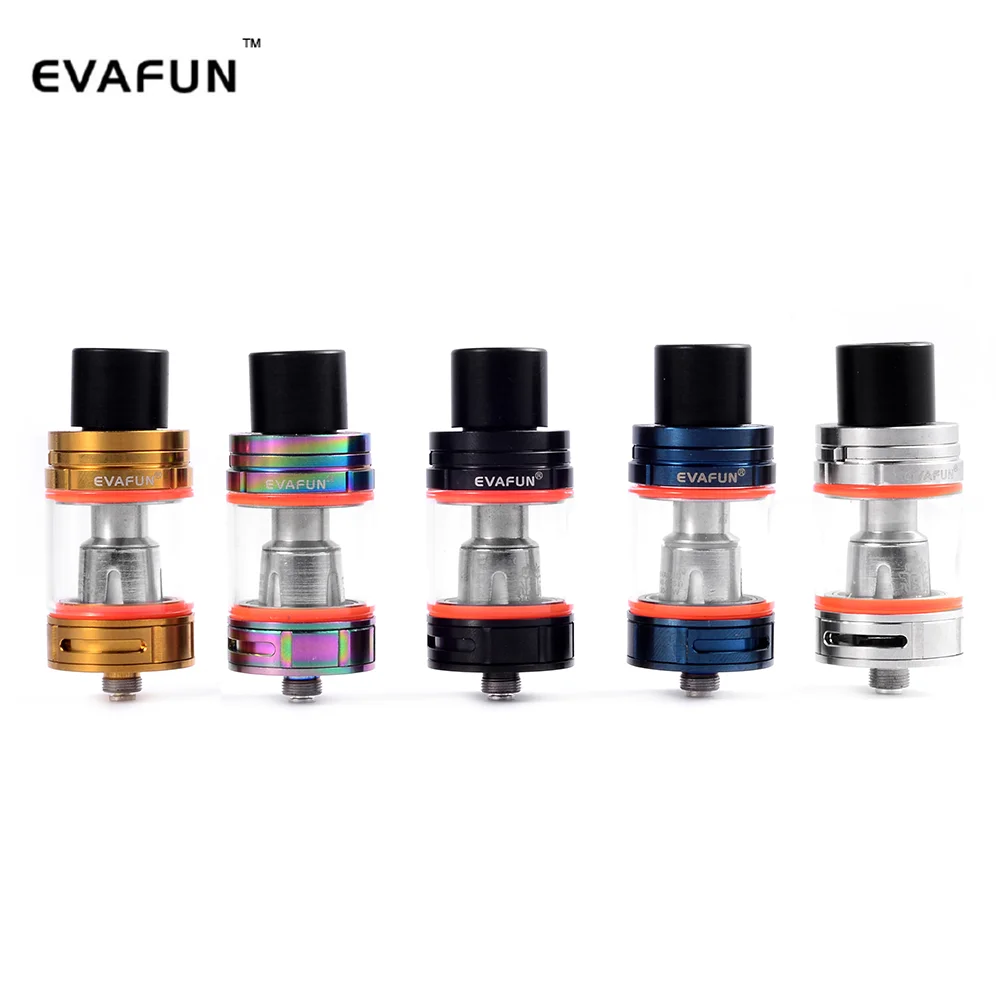 

Vape V8 CL Tank 24.5mm Diameter Glass TFV8 Big Baby Atomizer Electronic Cigarette with Baby Coils for Stick V8 Vaporizer Pen Kit